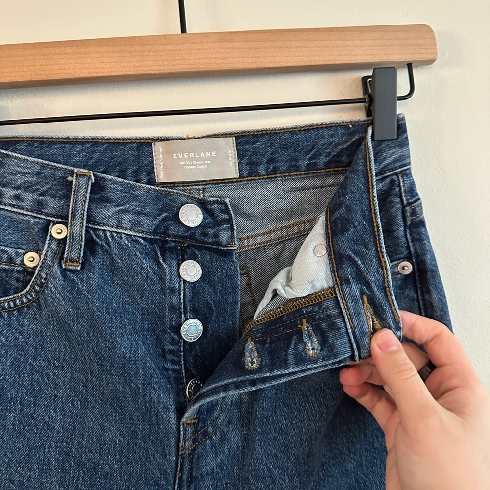 Everlane The 90s Cheeky Jean - Deep Atlantic - Size 23 - Picture 7 of 9
